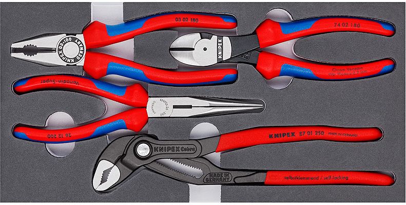 Knipex Zestaw szczypiec Basic 4szt. (002001V15 )