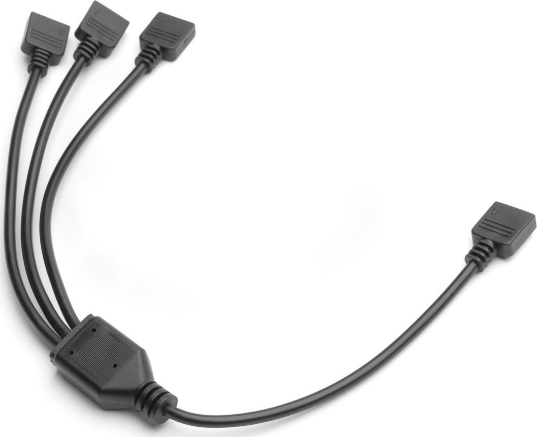 EK Water Blocks EK Water Blocks EK-Loop D-RGB Splitterkabel, 3-fach - schwarz