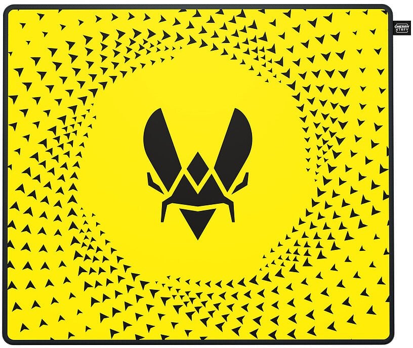 CHERRY XTRFY GP5 Vitality Yellow Podkładka dla graczy Czarny, Żółty