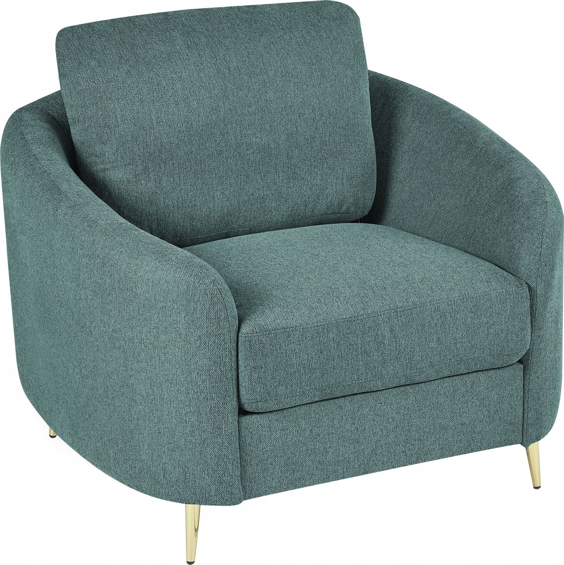 Beliani Fotel zielony TROSA