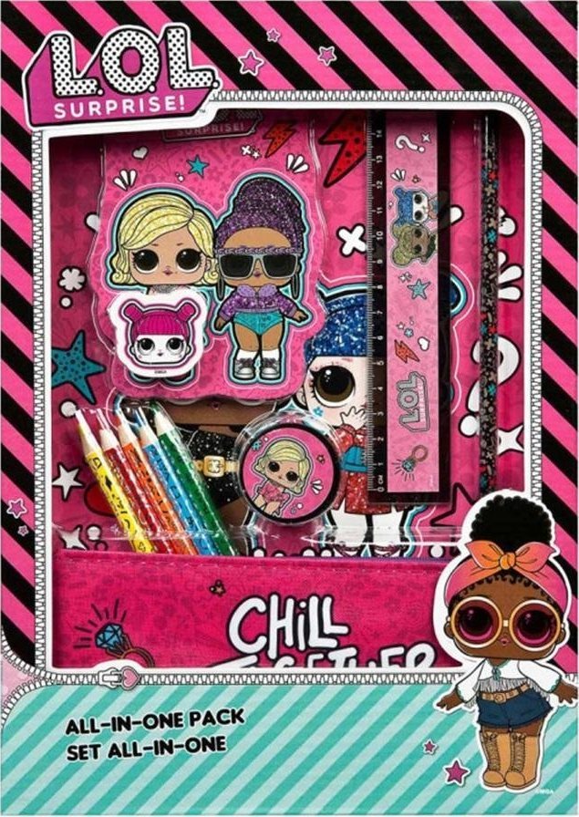 Zestaw przyborów szkolnych LOL Surprise 12el
