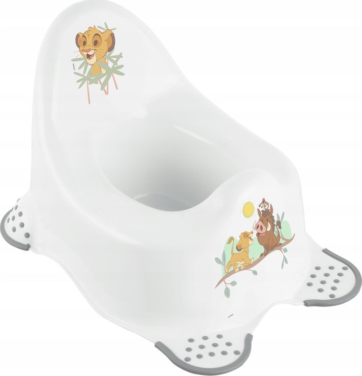 Nocnik antypoślizgowy adam Lion King biały