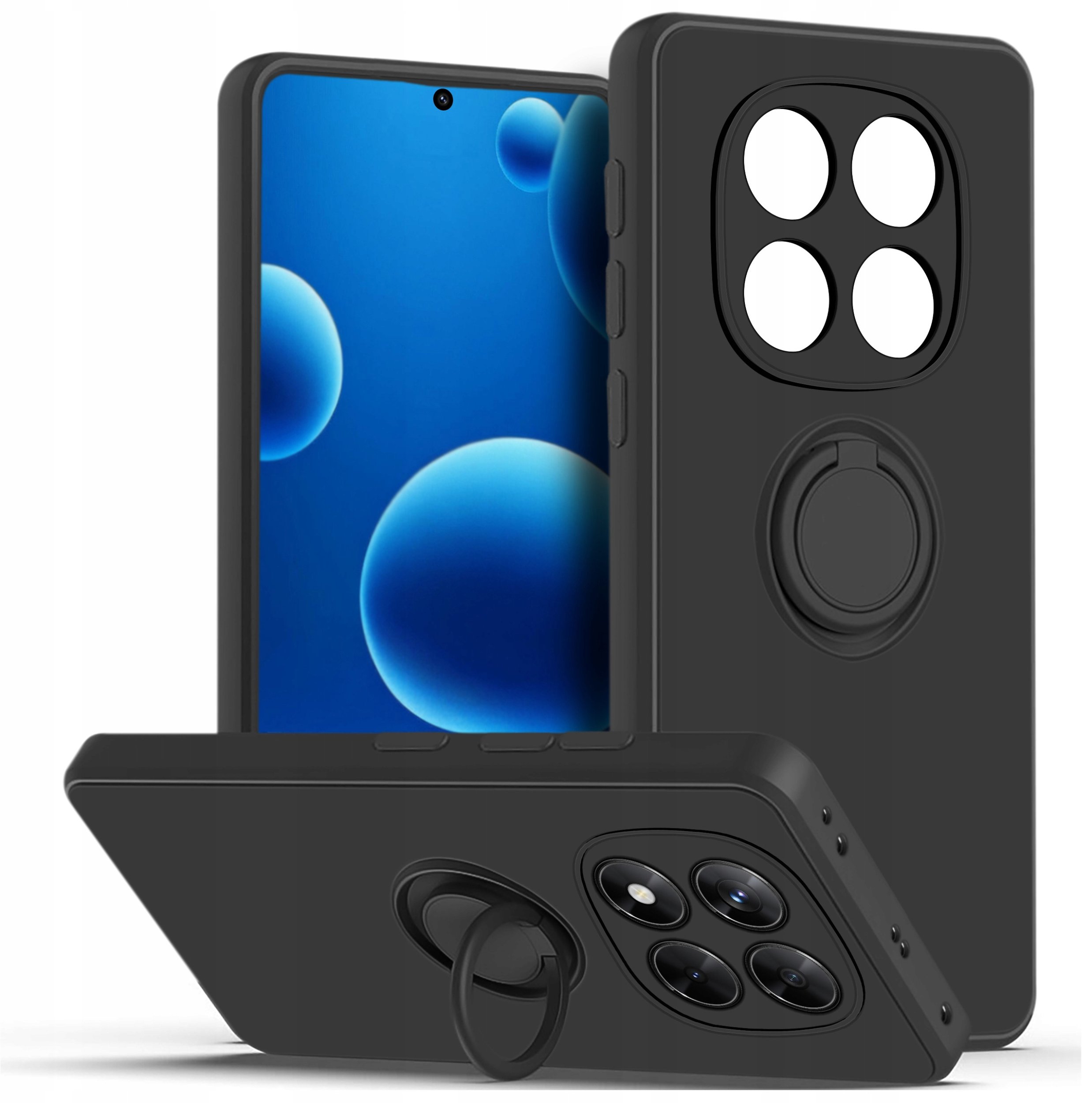 Etui do Xiaomi Redmi Note 14 Pro 5G Silicone Ring CASE PLECKI