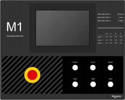 Schneider Electric Harmony XB5 Tabliczka z legendą 500 X 400 Szablon 1 ZBYLEG504001