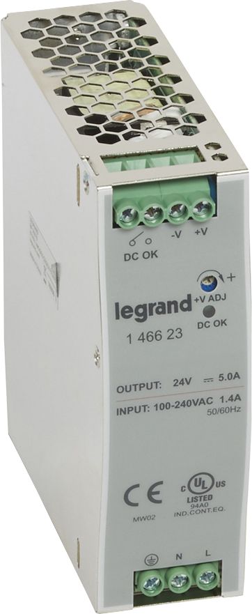 Legrand Zasilacz stabilizowany 1-fazowy 240V/24V 5A