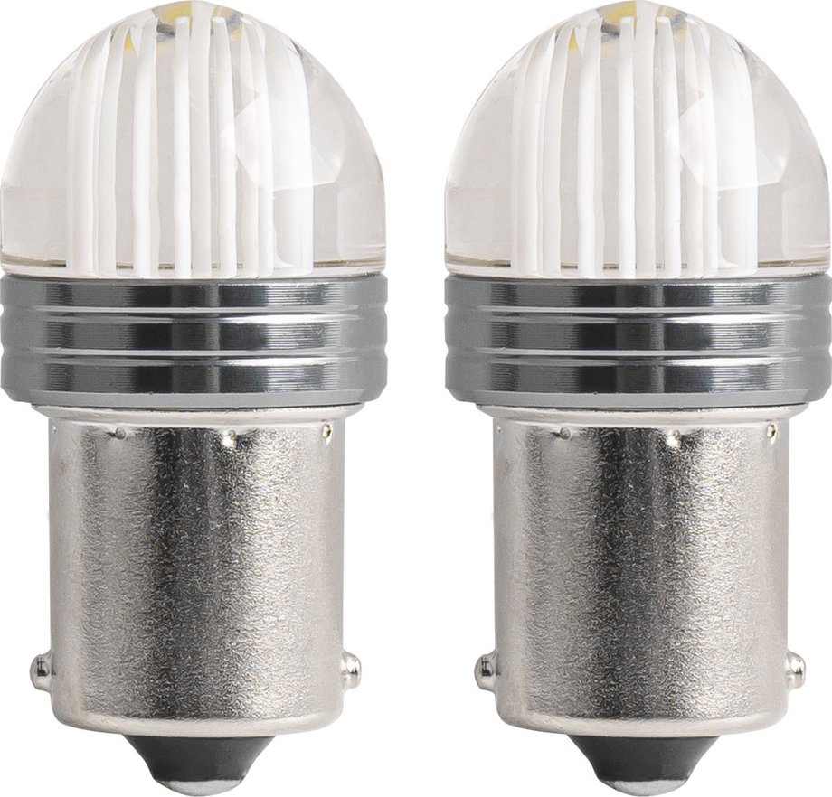 AMiO Żarówki led standard p21w 9smd 12v clear blister 2 szt. amio-02953