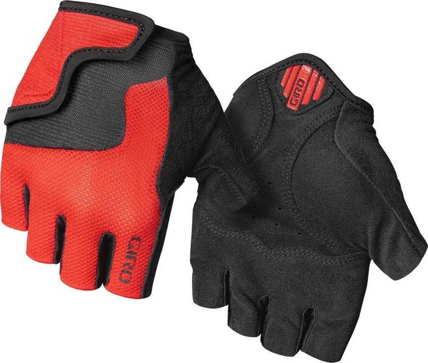 Giro Rękawiczki juniorskie GIRO BRAVO JR krótki palec bright red roz. M (obwód dłoni 152-162 mm / dł. dłoni 160-165 mm) (NEW)