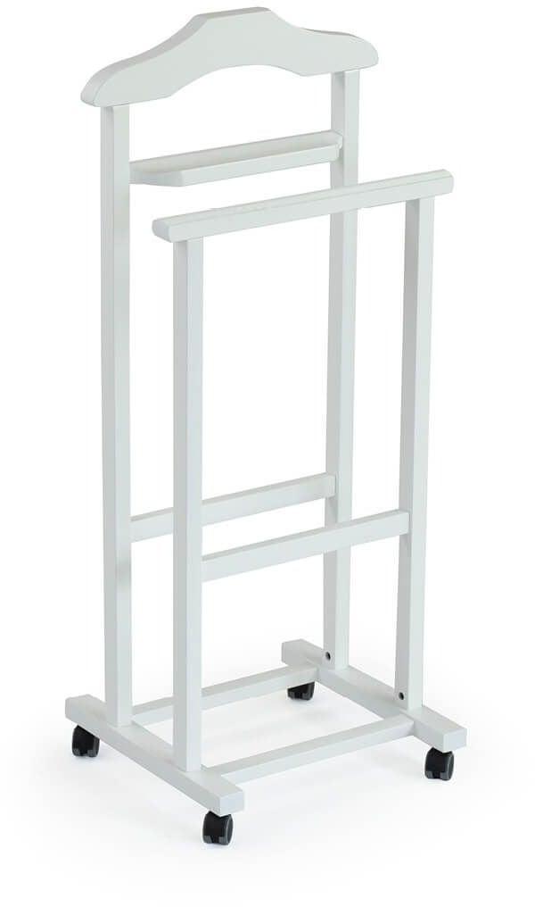 Wieszak do sypialni ARREDAMENTI MIRANO Biały, stojak 105x46 cm