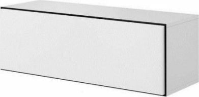 Cama Meble Regał ROCO RO1 112/37/39 biały/ czarny/ biały