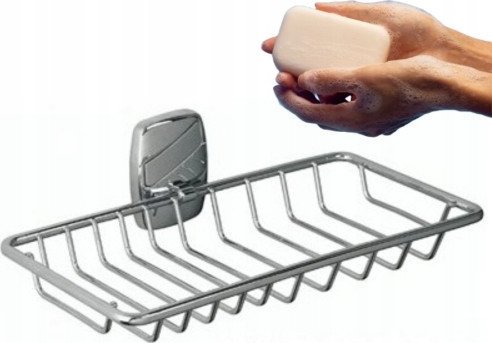 Bisk Mydelniczka ażurowa wisząca chrom