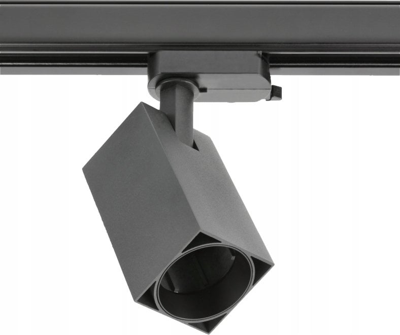 Oprawa na szynoprzewód 1-fazowy LIMA GU10 max.20W AC220-240V IP20 kwadrat czarny XLT-LMAGU10KC-NB