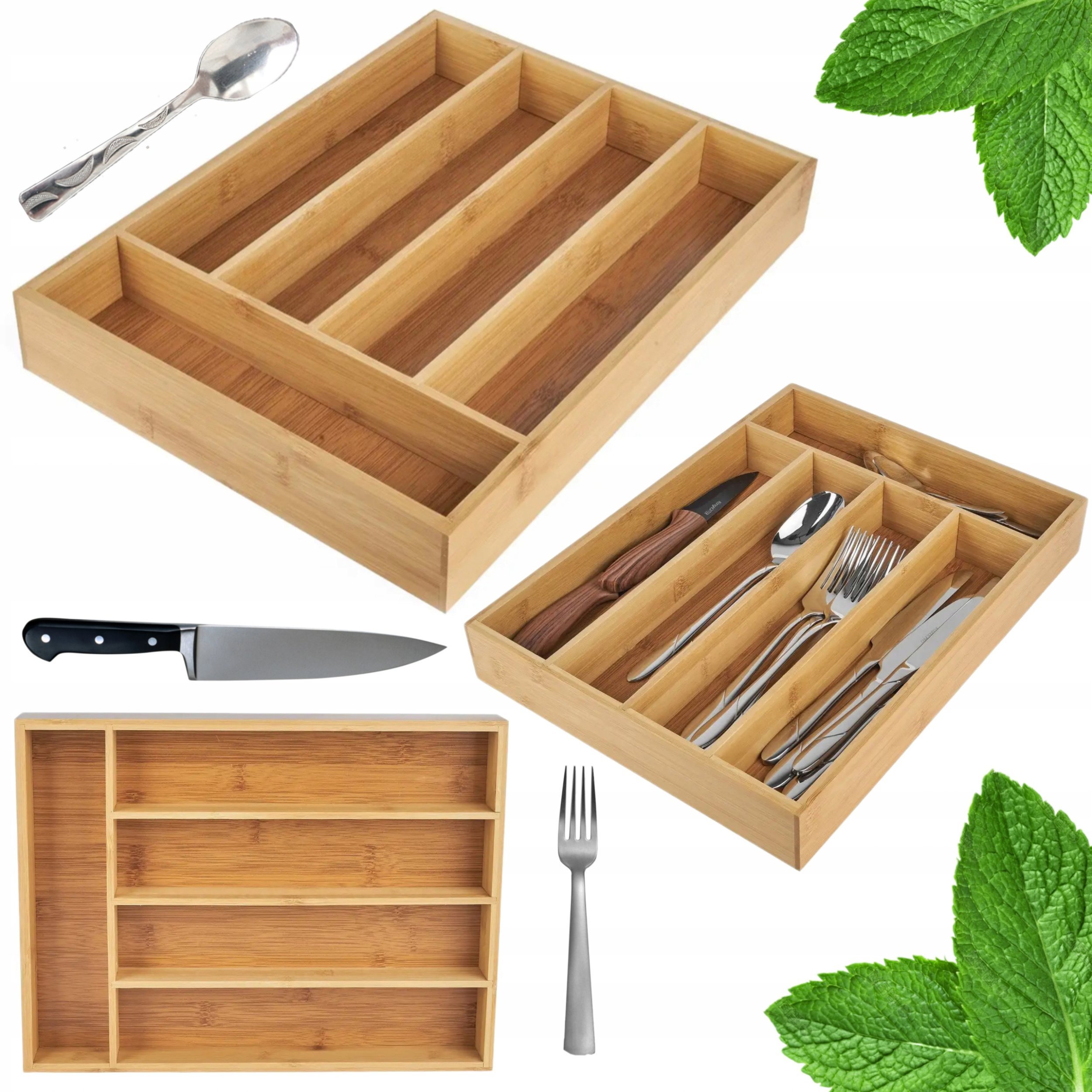 WKŁAD DO SZUFLAD ROZSUWANY 31/52x31,5x6CM BR-8396