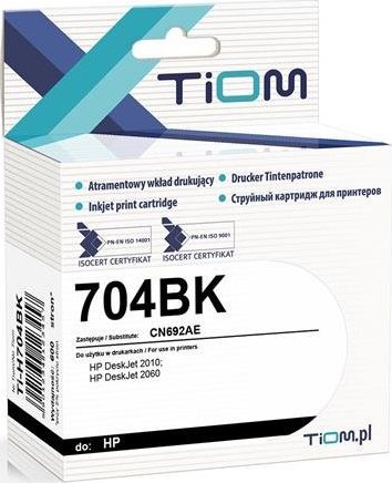 Tusz Tiom Tusz Tiom do HP 704BK | CN692AE | 15ml | black