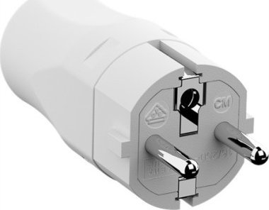 Bachmann Wtyczka BACHMANN biała, CEE 7/7 2-biegunowa z uziemieniem ochronnym