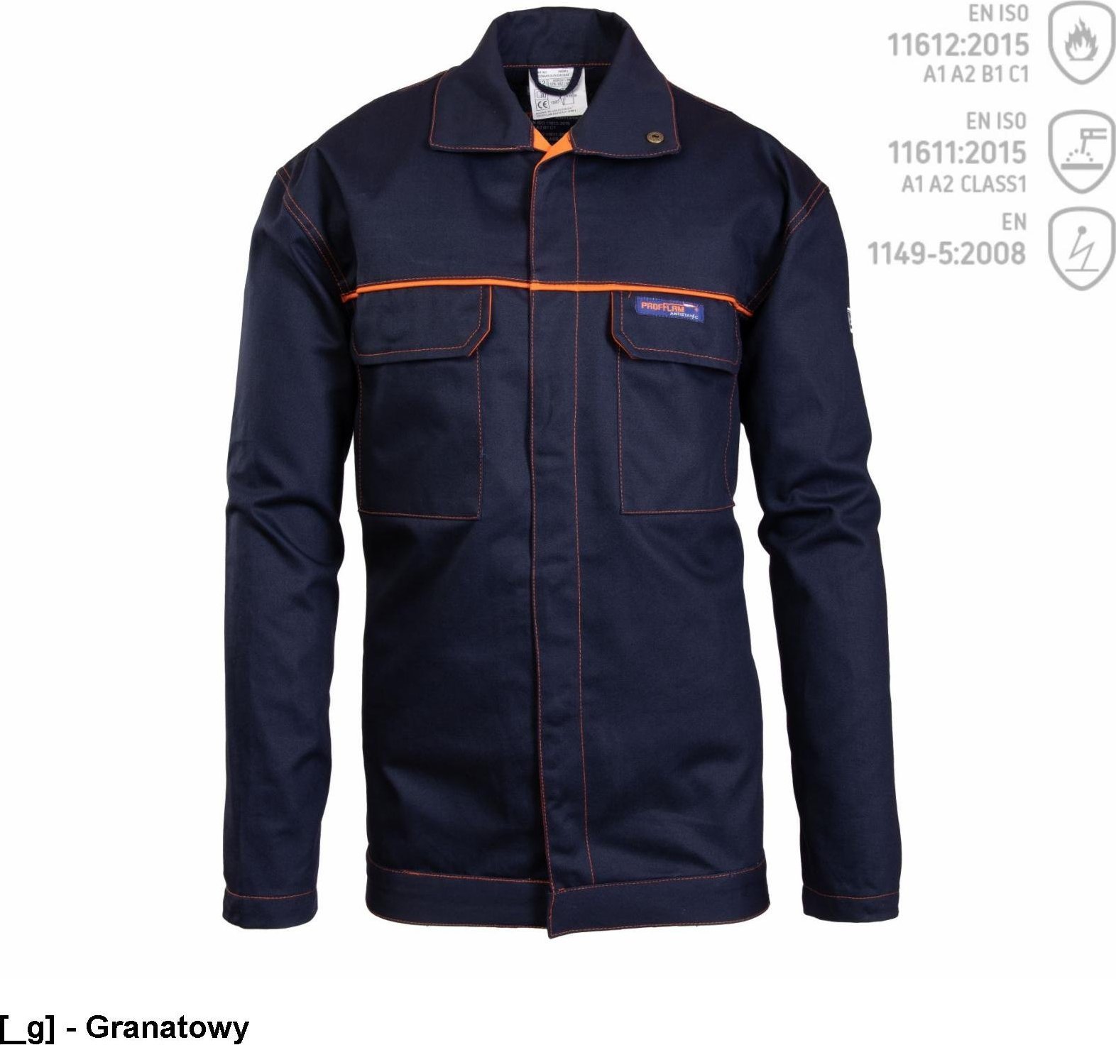 Polstar AOBL - PROFFLAM ANTISTATIC BLUZA KAT.II, BAWEŁNA (100%), 320G/M2 28