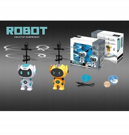 Robot latający na podczerwień, sterowany dłonią, kabel do ładowania USB IR 534872 cena za 1 szt