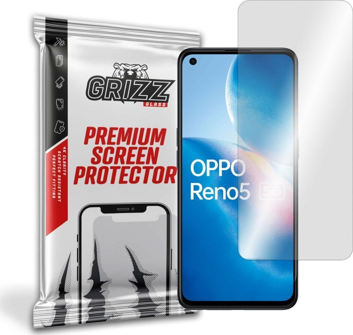 GrizzGlass Szkło hybrydowe Grizz Oppo Reno 5A 5G