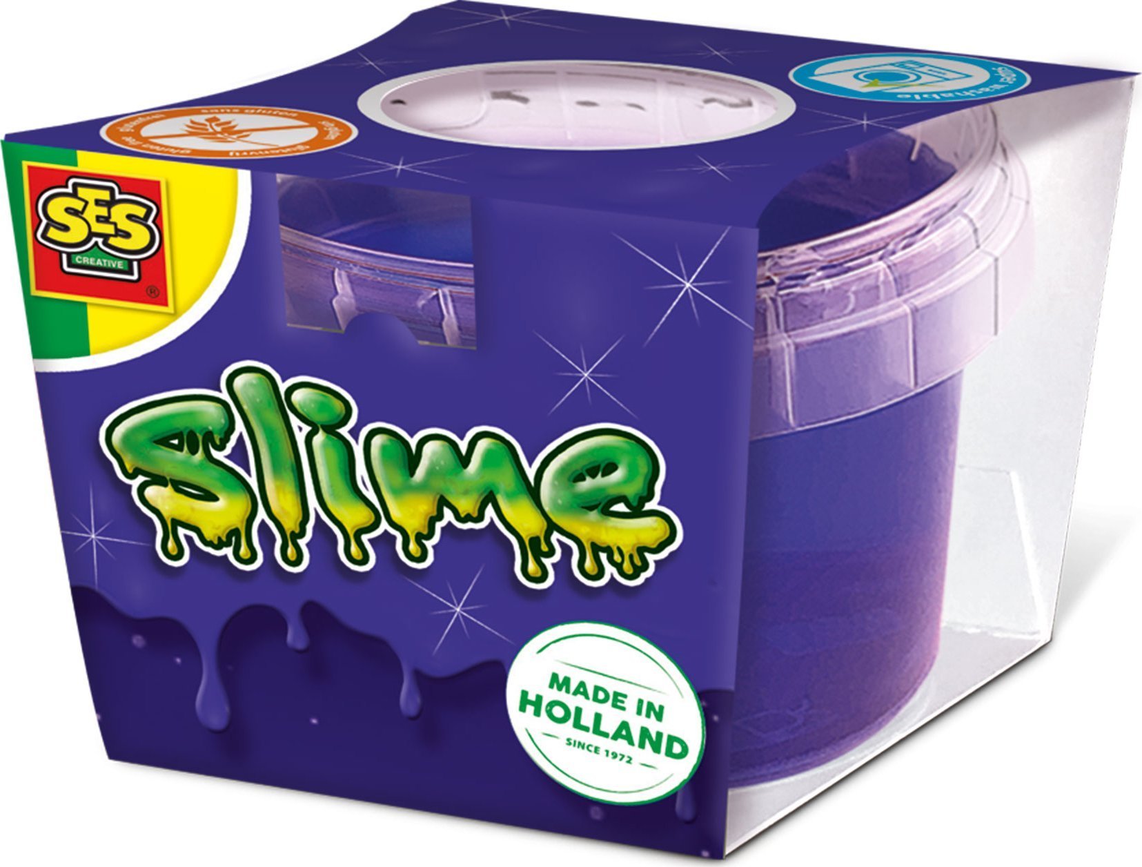 SES Slime fioletowy brokat 140g 15044 50440