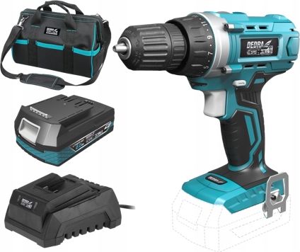 Wiertarko-wkrętarka Dedra DED7010 18 V 1 x akumulator 2 Ah