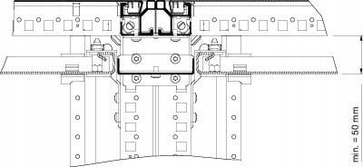 Schneider Płyta montażowa pośrednia 2000x98mm NSYSIMP20