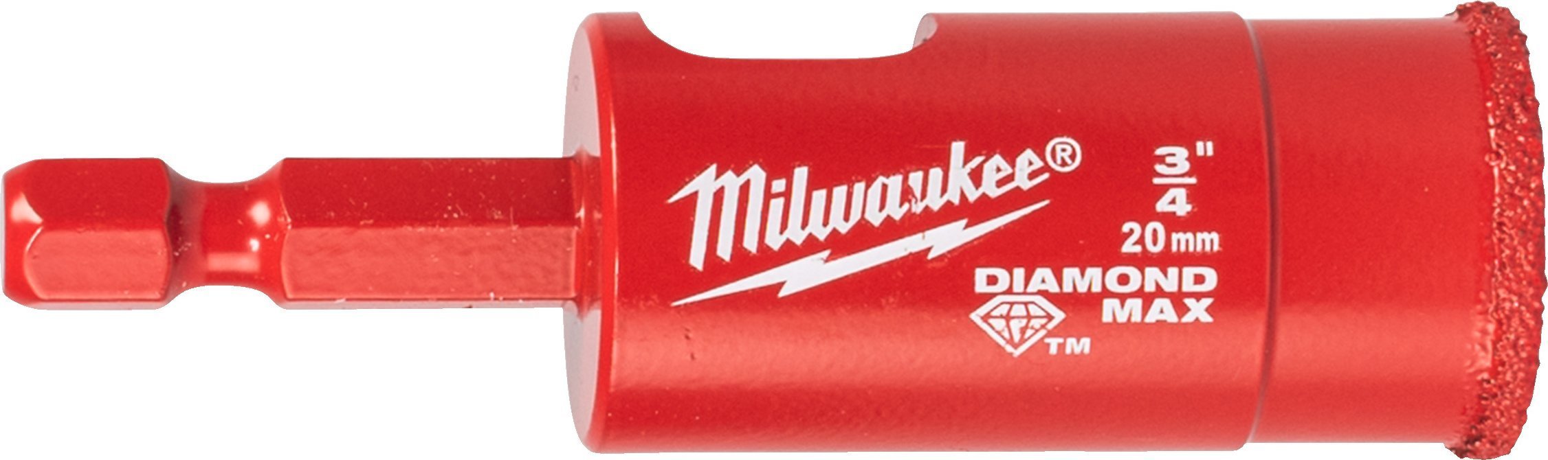 MILWAUKEE DIAMOND CROWN HEX 20mm
