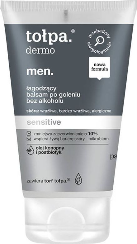 Tołpa TOŁPA DERMO MEN SENSITIVE ŁAGODZĄCY BALSAM PO GOLENIU BEZ ALKOHOLU 100ML