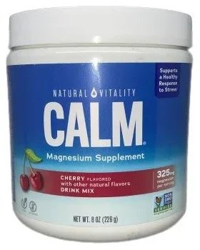 Natural Vitality - Calm Magnesium Powder, Cherry, Proszek, 226g
