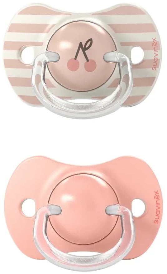 Suavinex 309067-SMOCZEK fizjologiczny SX PRO 18M 2SZT RÓŻOWY BIRDIES