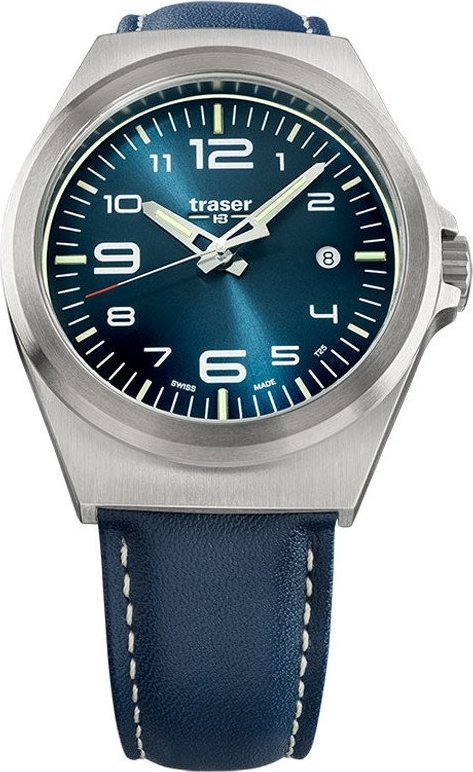 Zegarek Traser Zegarek męski Traser TS-108214 niebieski