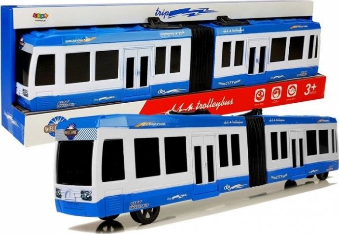 Lean Sport Autobus Przegubowy z Napędem Frykcyjnym Niebieski