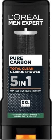 Men Expert Pure Carbon Total Clean żel pod prysznic 5w1 400ml