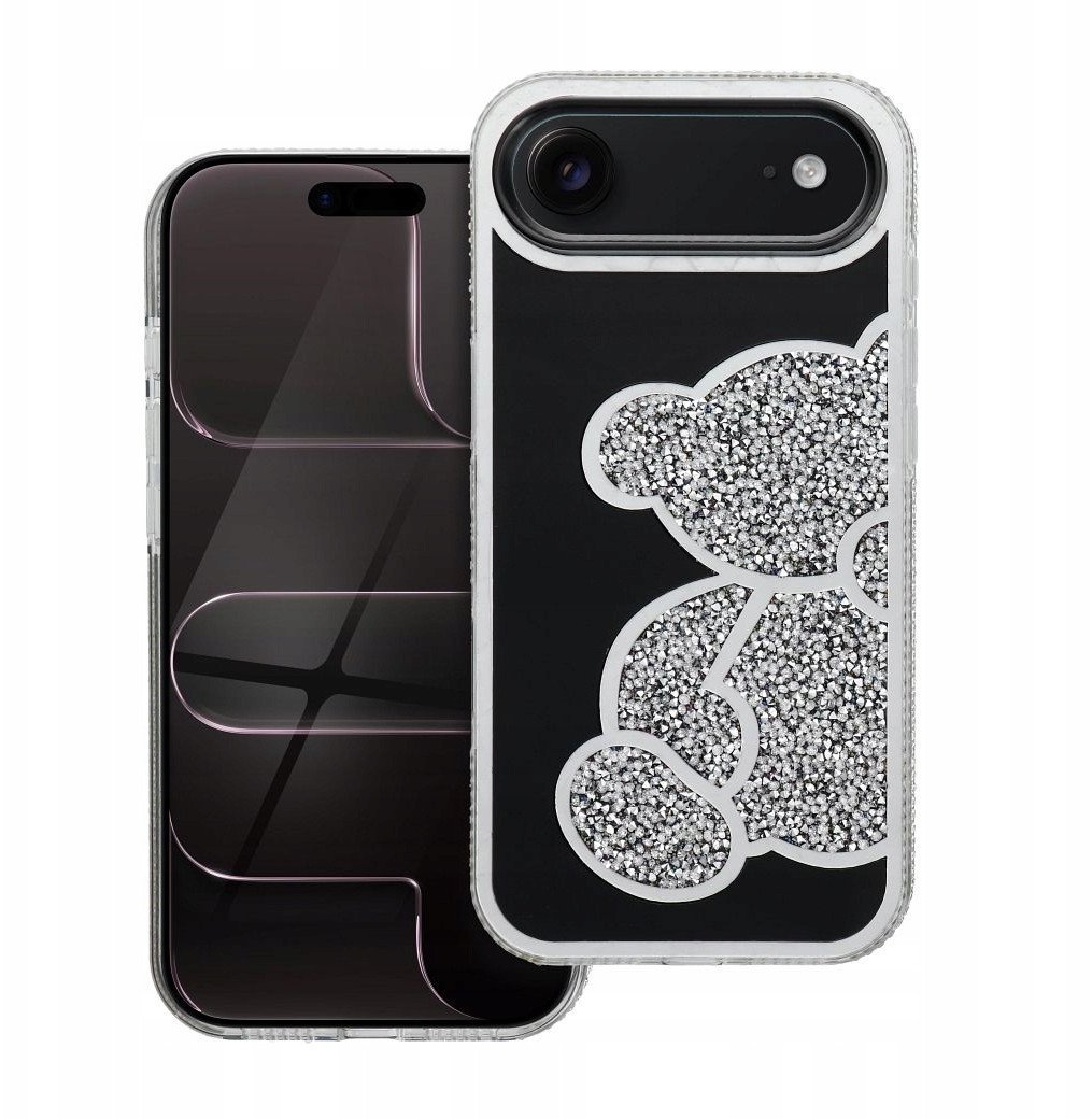 Futerał TEDDY BEAR do IPHONE 17 Air srebrny