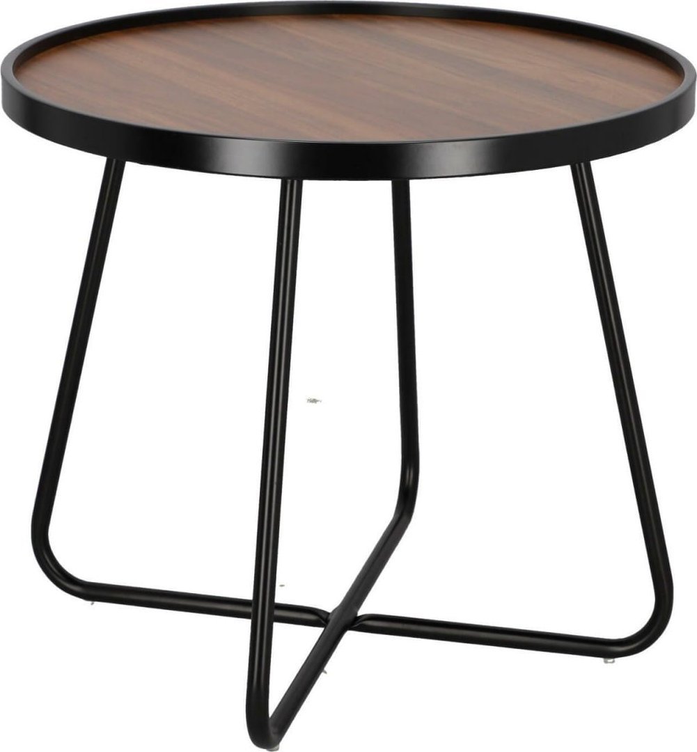 Intesi Stolik Tamsai 60cm orzech/ czarny