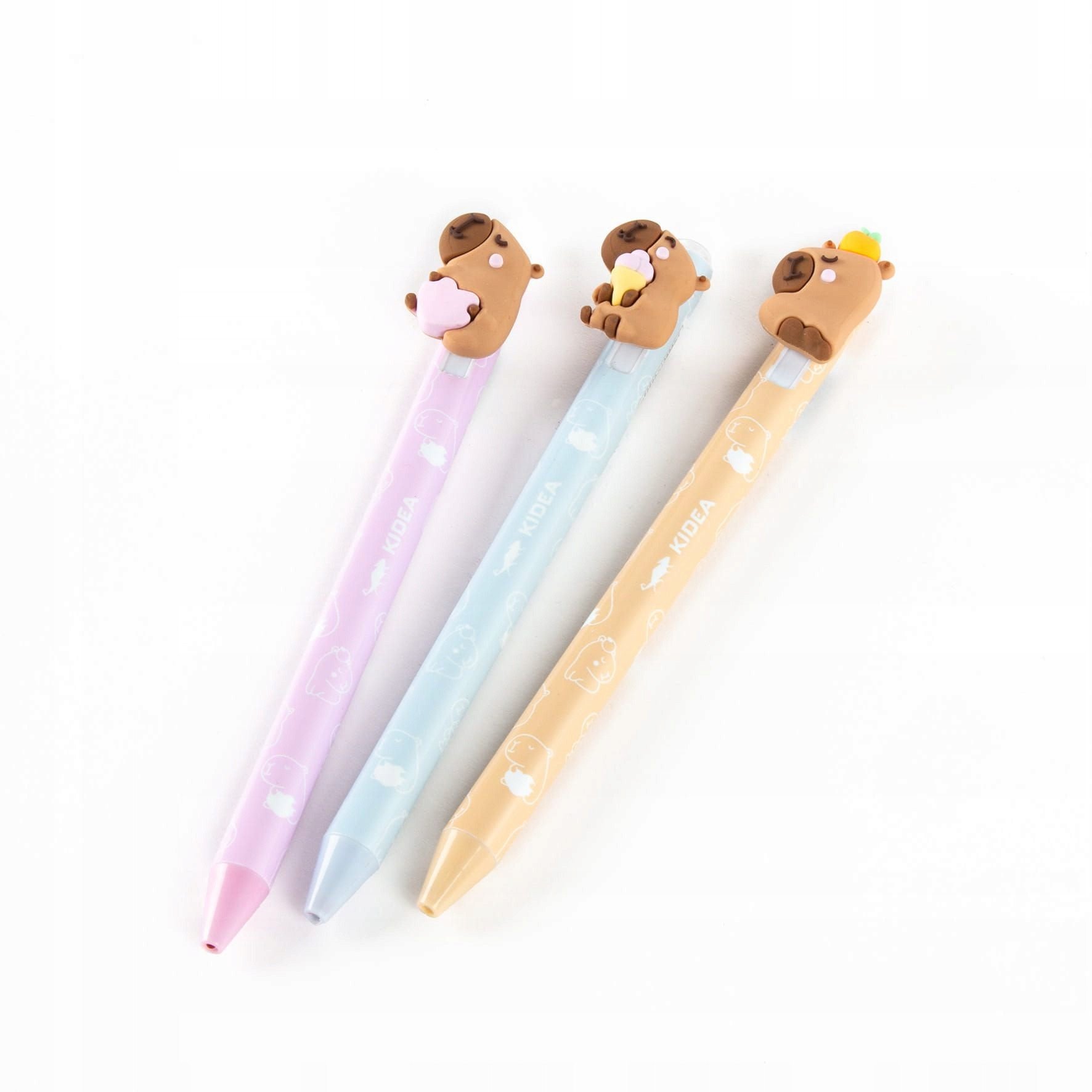 Długopis wymazyw z figurką Kapibara (24szt) KIDEA