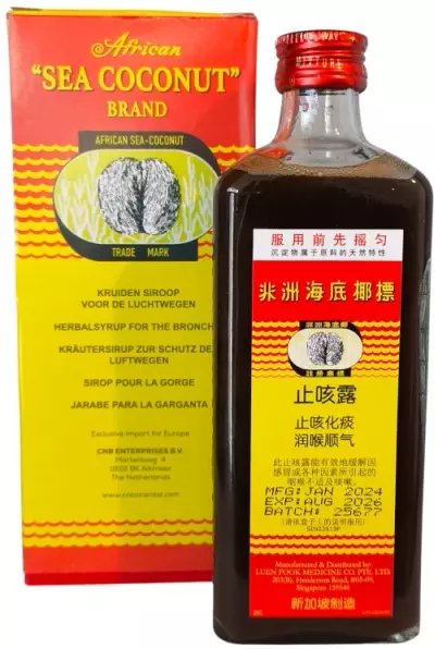 Triton Syrop ziołowy na kaszel 177ml - Sea Coconut