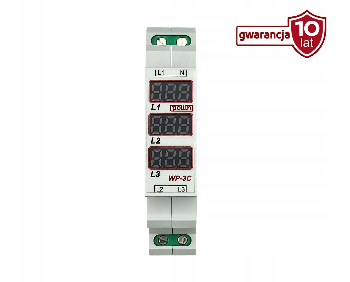 Wskaźnik napięcia 3-fazowy 100-260V AC cyfrowy WP-3C