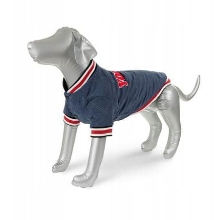 Barry King Kurtka dla psa niebieska pikowana rozmiar S 35