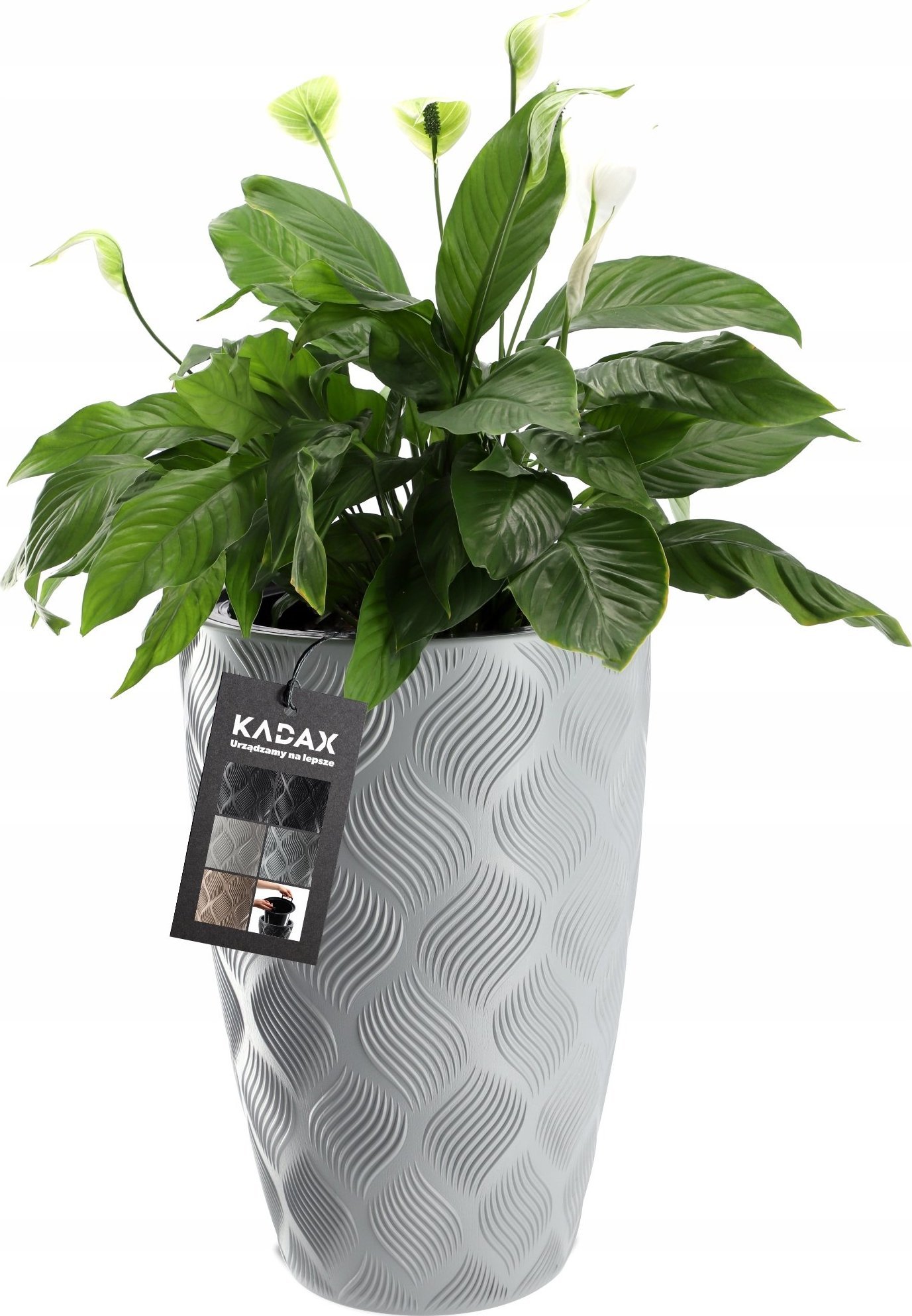 Kadax Donica Wysoka Doniczka Z Wkładem Ogrodowa 58,5cm