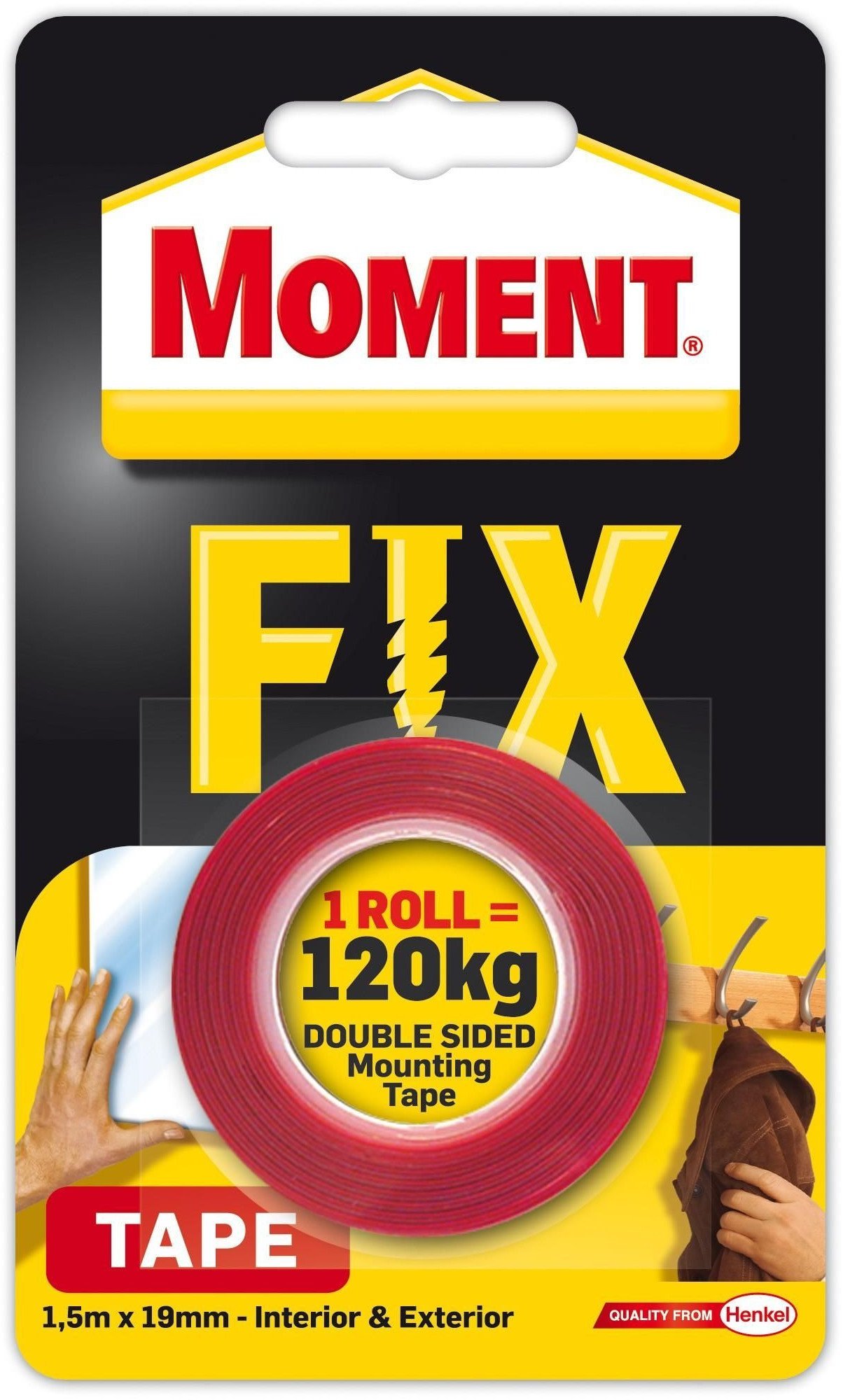 DOUBLE-SIDED ADHESIVE TAPE MOMENT POWE