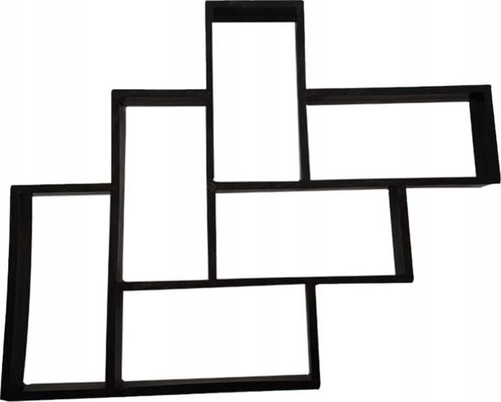 Korbi DUŻA FORMA KAMIENIA KOSTKI BRUKOWEJ MATRYCA 50x40