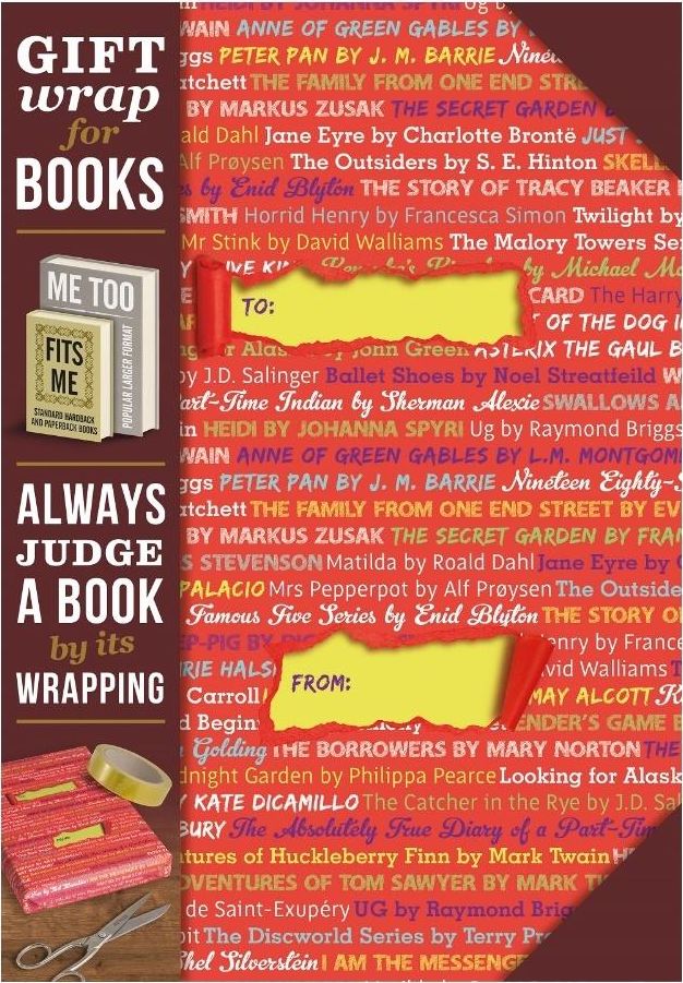 IF Gift wrap Papier do książki Not to be missed