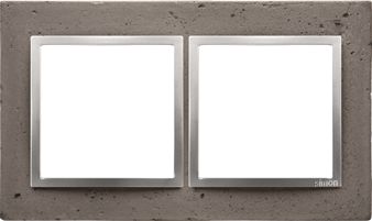 Kontakt-Simon Ramka podwójna 54 Nature beton Mokra Robota (DRN2/96)