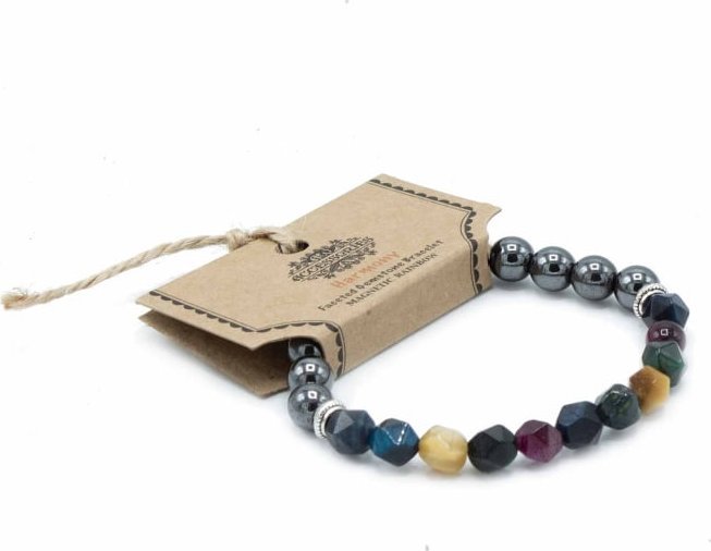 Lovrin Bransoletka z fasetowanych kamieni - Harmonia