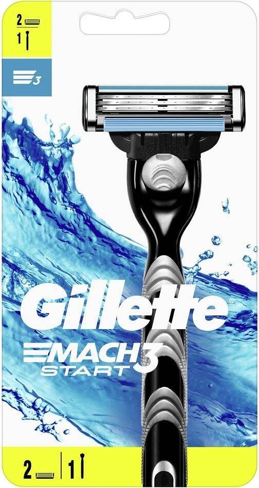 Gilette Maszynka do golenia GILLETTE Mach3 + 2 wkłady - 7702018462186