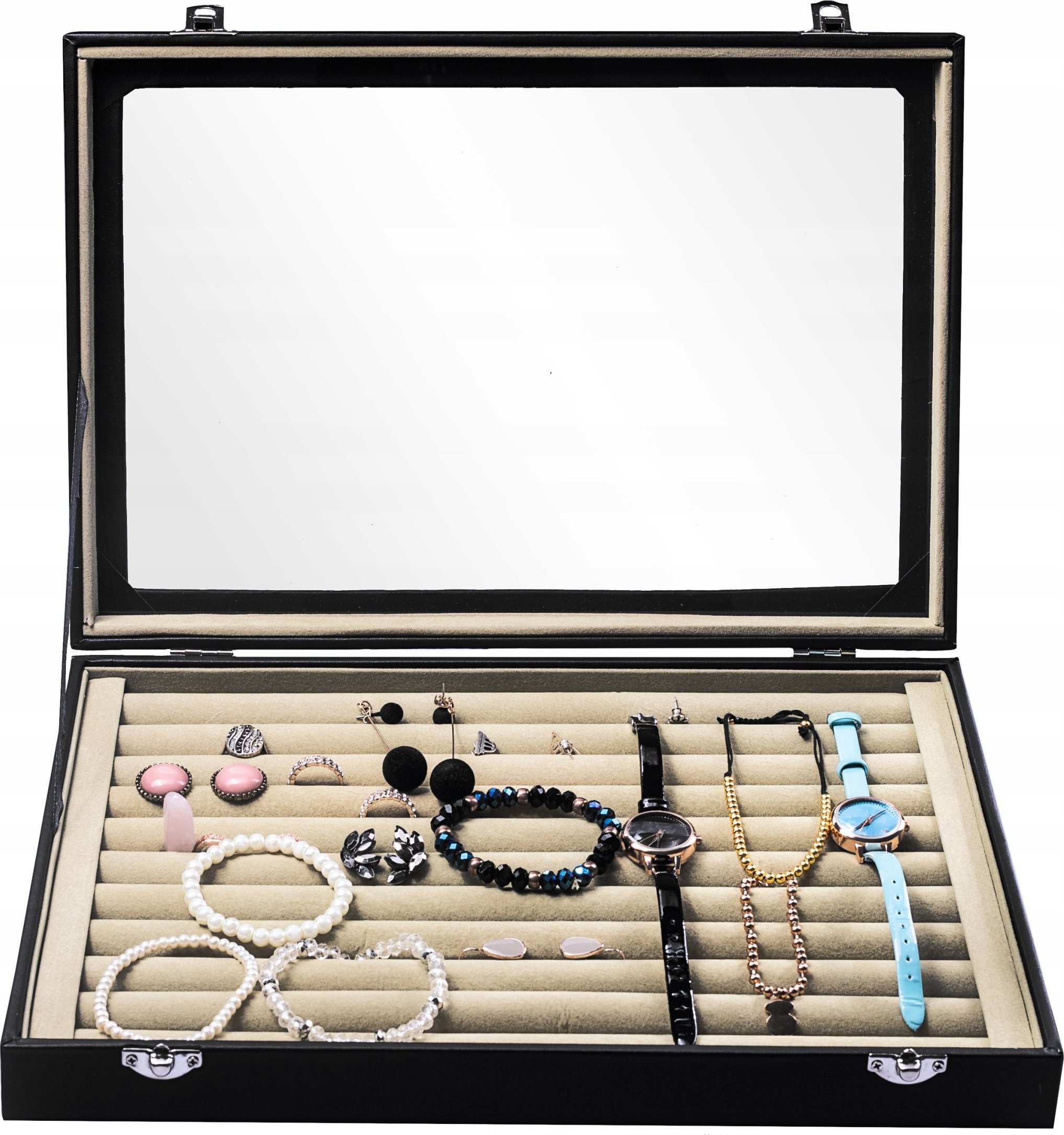 Korbi SZKATUŁKA PUDEŁKO ORGANIZER NA PIERŚCIONKI E1 TACA