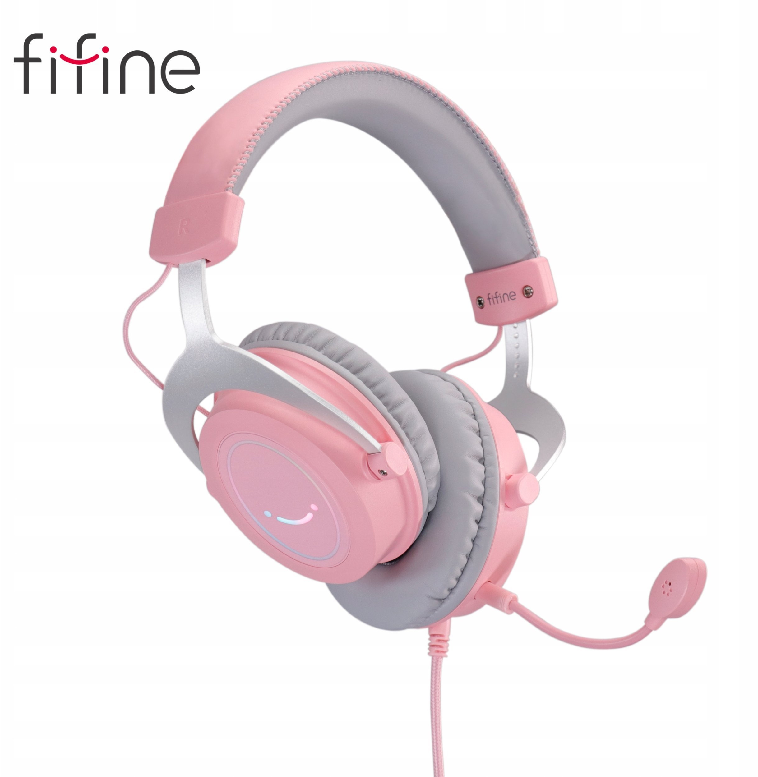 Słuchawki studyjne nauszne FIFINE H3P AmpliGame RGB z mikrogonem studyjne