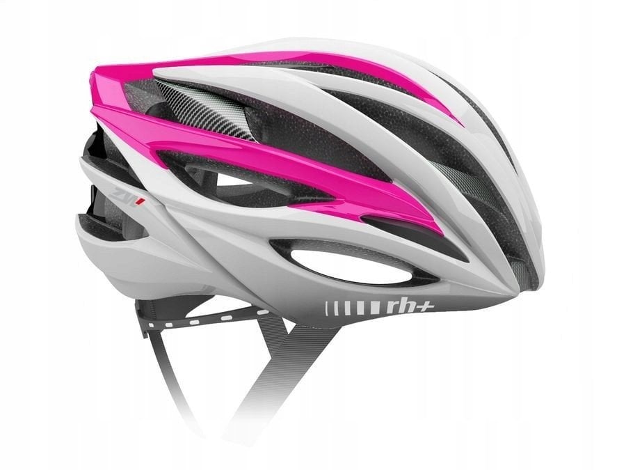 Kask rowerowy zeroRH+ ZW SHINY WHITE/SHINY PINK - XS/M