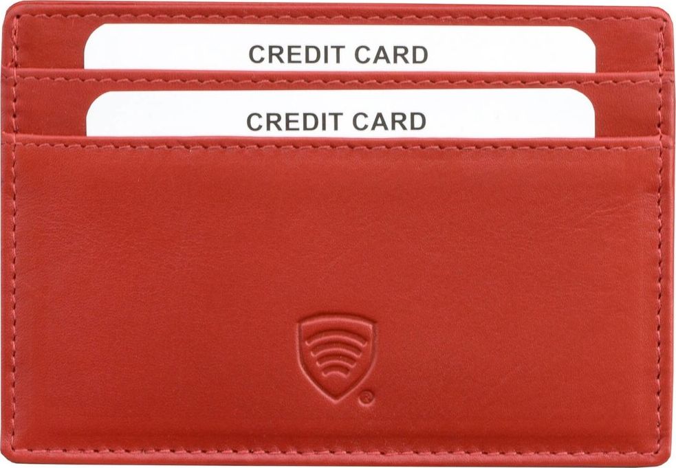 KORUMA Czerwone etui na karty antyRFID - Koruma (KUK-31PR) Uniwersalny