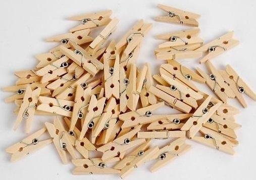 FANDY Klamerki ozdobne Natural małe