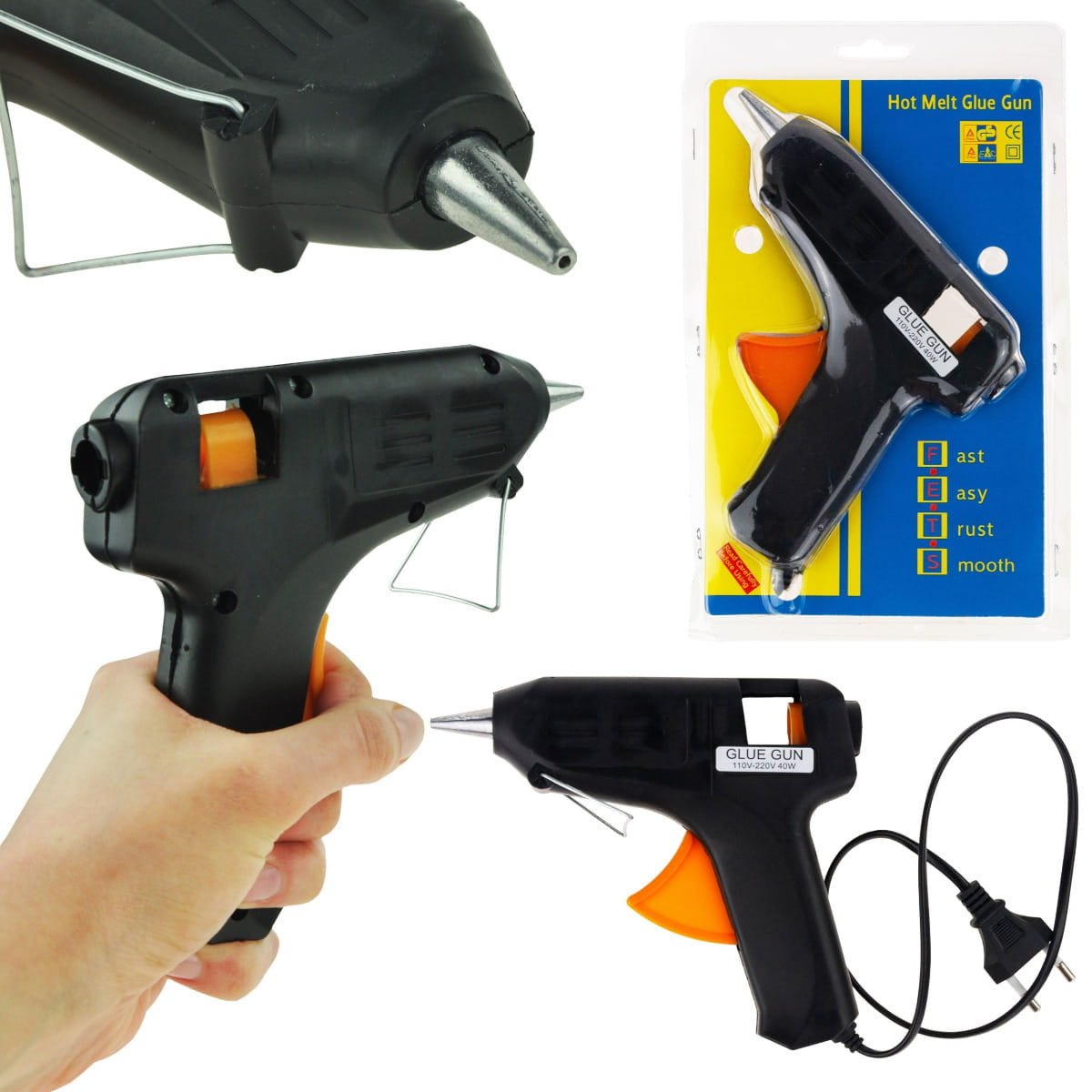 DD76 PISTOLET DO KLEJU NA GORĄCO NA KLEJ 11mm 40W